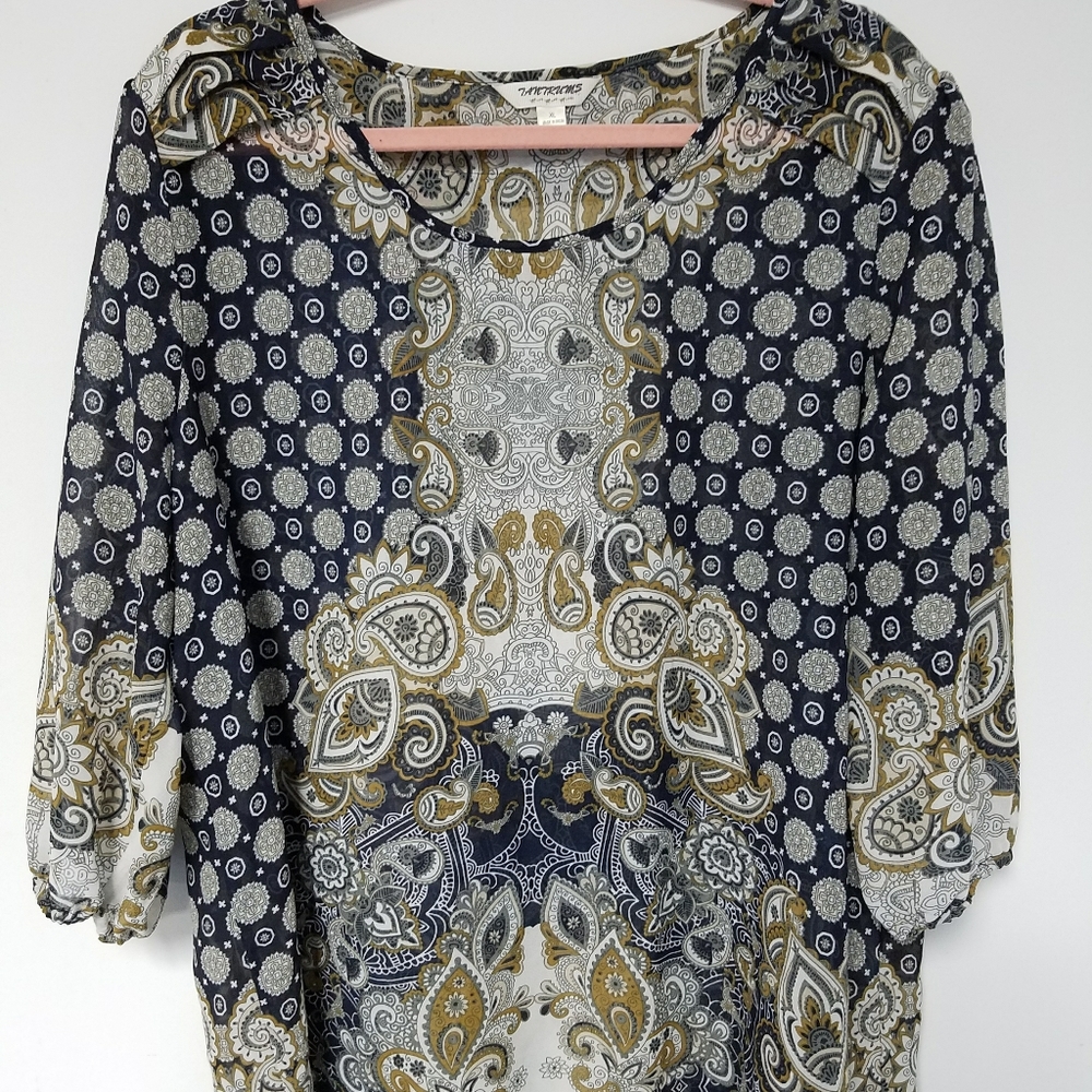 TANTRUMS blouse, sz XL, pre-owned, GREAT CONDITION